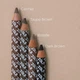 Карандаш для бровей пудровый Taupe Brown серо-коричневый Zola - изображение 3