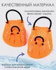 Лопатки для плавання в басейні, ласти для рук розмір S (15x10см) Помаранчевий для дітей - зображення 4