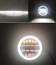 Светодиодная противотуманная балка, дополнительная фара Led круглая 11 см с ангельскими глазками 1шт Avtoexpect (05615) - изображение 5