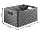 Корзина для хранения Rotho Country A4 18L серый (11153) - изображение 2