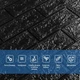 3D панель самоклеющаяся 700x770x3мм кирпич Черный (019-3) SW-00000584 - изображение 4