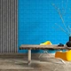 Декоративная 3D панель Sticker Wall самоклейка под кирпич Синий 700x770x7мм (003-7) SW-00000060 - изображение 5