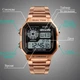 Мужские наручные электронные часы Skmei 1335 Ripple RoseGold - изображение 4