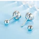 Серьги вкрутки серебро Classic стиль Пандора 1144 - изображение 3