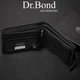 Кошелек мужской Classic из мягкой натуральной кожи DR. BOND M8-1 черный - изображение 7