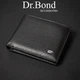 Кошелек мужской Classic с магнитным замком из натуральной кожи DR. BOND MSM-1 черный - изображение 3
