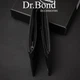 Кошелек мужской Classic с магнитным замком из натуральной кожи DR. BOND MSM-1 черный - изображение 4