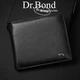 Кошелек мужской Classic с магнитным замком из натуральной кожи DR. BOND MSM-3 черный - изображение 1