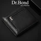 Кошелек мужской Classic с магнитным замком из натуральной кожи DR. BOND MSM-3 черный - изображение 3