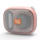 Портативна Bluetooth колонка TG394 IPX7 зі шнурочком Pink - зображення 1