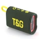 Портативна Bluetooth колонка TG396 5W з RGB підсвічуванням Green - зображення 1