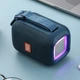 Портативная Bluetooth колонка TG339 5W с RGB подсветкой Blue - изображение 2