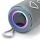 Портативная колонка TG656 8W с ремешком и подсветкой Grey - изображение 2