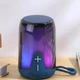 Портативна колонка TG652 5W з RGB підсвічуванням і ремінцем Blue - зображення 2