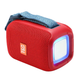 Портативна Bluetooth колонка TG339 5W з RGB підсвічуванням Red - зображення 1