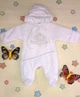 Демисезонный комбинезон на синтепоне для мальчика "Принц" Garden Baby 10064-01 белый 56 - изображение 1