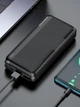 Повербанк BOROFONE 27A-20000мАч Power Bank 2хUSB, MicroUSB/Type-C, протиударний, вогнетривкий Чорний - зображення 7