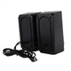 Компьютерные колонки MUSIC D.J. MJ100A-10W с разноцветной подсветкой, USB+3.5 mini-Jack Черный - изображение 3