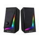 Колонки компьютерные с RGB подсветкой Kisonli 100MG питание от USB, 2 х 5Вт - изображение 6