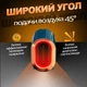 Керамический обогреватель настольный Air 1200W мини тепловентилятор, 2 режима, защита от перегрева Синий - изображение 2