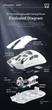 Мышь игровая беспроводная ATTACK SHARK R1 White - изображение 7