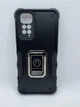 Противоударный чехол Armor Ring для Xiaomi Redmi Note 11 / Note 11s с подставкой под магнитный держатель Черный - изображение 1