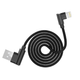 Кабель AWEI Lightning L-Type CL-34 1.5m 2.4A black - изображение 1