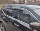 Ветровики с хромированным молдингом (4 шт., Niken) для Nissan X-trail T32/Rogue 2014-2021 гг - изображение 4