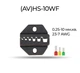 Матриця (AV)HS-10WF 0.25-10 мм.кв 23-7 AWG для кримпера серії HS [AHS-10WF] TACTIX - зображення 4