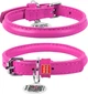 Нашийник для собак шкіряний Collar WAUDOG Glamour з QR паспортом, круглий, XS, Д 8 мм, Дов 25-33 см (22417) - зображення 1