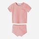 Детский комплект (футболка + шорты) для девочки Minoti 18BABY 20 40037BAB 56-62 см Розовый (5063025238563) - изображение 5