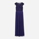 Платье вечернее длинное женское H&M 0606800_син_05 32 Синее (KZ2000001294260) - изображение 5