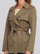 Плащ женский H&M 0852103_хаки_04 XS Хаки (KZ2000001114988) - изображение 3