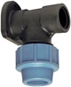 Настенное колено UNIDELTA Ø25 x 3/4" В PN16 PP-B 1034 (УФ защита) - изображение 1