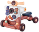 Chodzik dla BabyDan ActiSteps 4 in 1 Baby Activity Walker Bordowy (5705548046682) - obraz 2