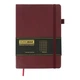Книга записная Buromax Brief 96 листов А5 в клеточку темно-красный 96 листов (BM.295104-13) - изображение 2