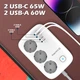 Мережевий фільтр живлення ColorWay CW-CHE34PDW 3 розетки/4USB (CW-CHE34PDW) - зображення 6