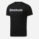 Koszulka męska bawełniana Reebok Gs Reebok Linear Rea 100042232 S Czarny/Biały (4064048052380) - obraz 7