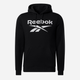 Худі чоловіче Reebok Identity Big 100050290 M Чорне (4066751141177) - зображення 6