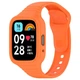Силиконовый ремешок с чехлом для Redmi Watch 3 orange - изображение 2