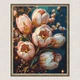 Картина по номерам 50*60 см Цветы. Нежные тюльпаны с красками металлик (золото) Оригами LW 3304 большой размер - изображение 5