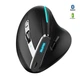 Вертикальная мышь беспроводная Zelotes F-36 с аккумулятором и RGB подсветкой 2,4G+Bluetooth Black - изображение 1