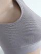 Комплект білизни жіночий в рубчик топ бюстгальтер труси Honey Fashion Accessories One Size М/L фіолетовий (2-166) - зображення 5