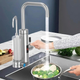 Проточный водонагреватель с фильтром Faucet ZSWK-D02 3300W электронагреватель воды (1010450-Gray) - изображение 4