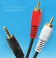 Кабель аудио стерео 3.5 мм (папа джек) 2 х RCA (тюльпана папа) 1 м 539553160 - изображение 3