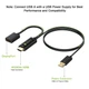 Переходник TECHly HDMI / DisplayPort + USB power (ICOC HDMI-DP12A60) - изображение 2