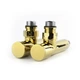 Кран угловой для полотенцесушителей Raftec 1/2"х1/2" удлиненный, золото, 2шт. (25-430430-4012) - изображение 1