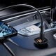 Автомобильное зарядное устройство Acefast B1 mini 38W (USB-C+USB-A) dual-port metal car charger Black - изображение 4