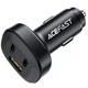 Автомобільний зарядний пристрій Acefast B3 66W(USB-C+USB-C+USB-A) three-port metal car charger Black - зображення 3