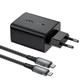 Сетевое зарядное устройство Acefast A17 65W GaN multi-function HUB + кабель Type-C to Type-C Black - изображение 3